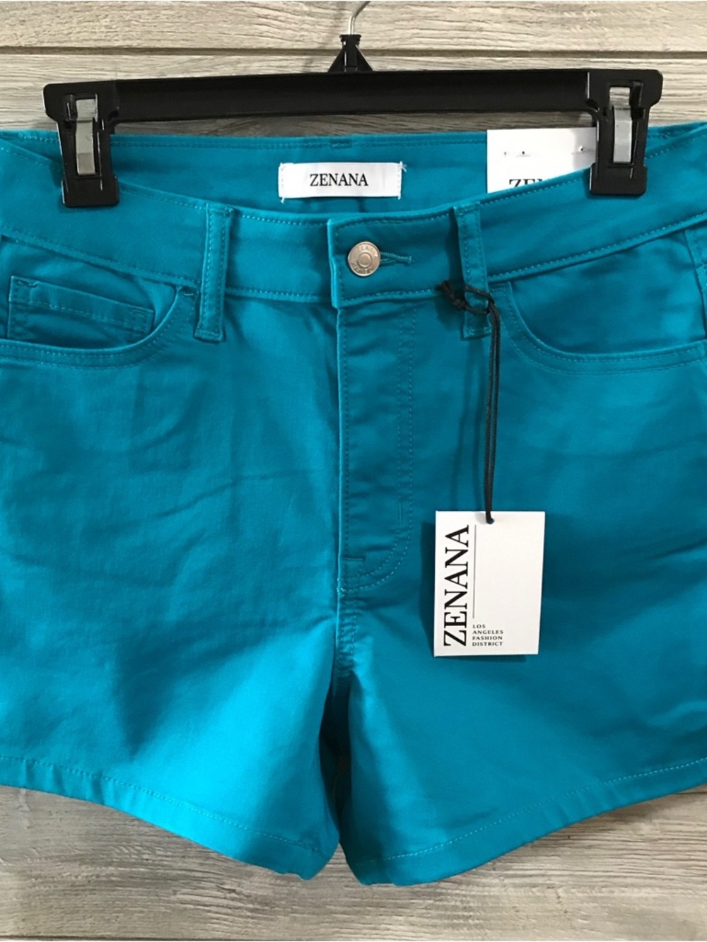 BNWT Zenana Outfitters Teal Shorts